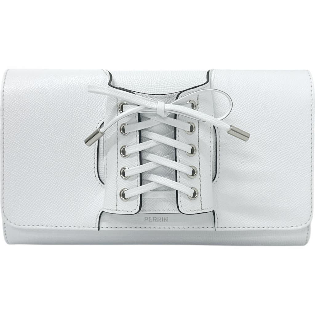 Perrin Paris Corsette Clutch In White