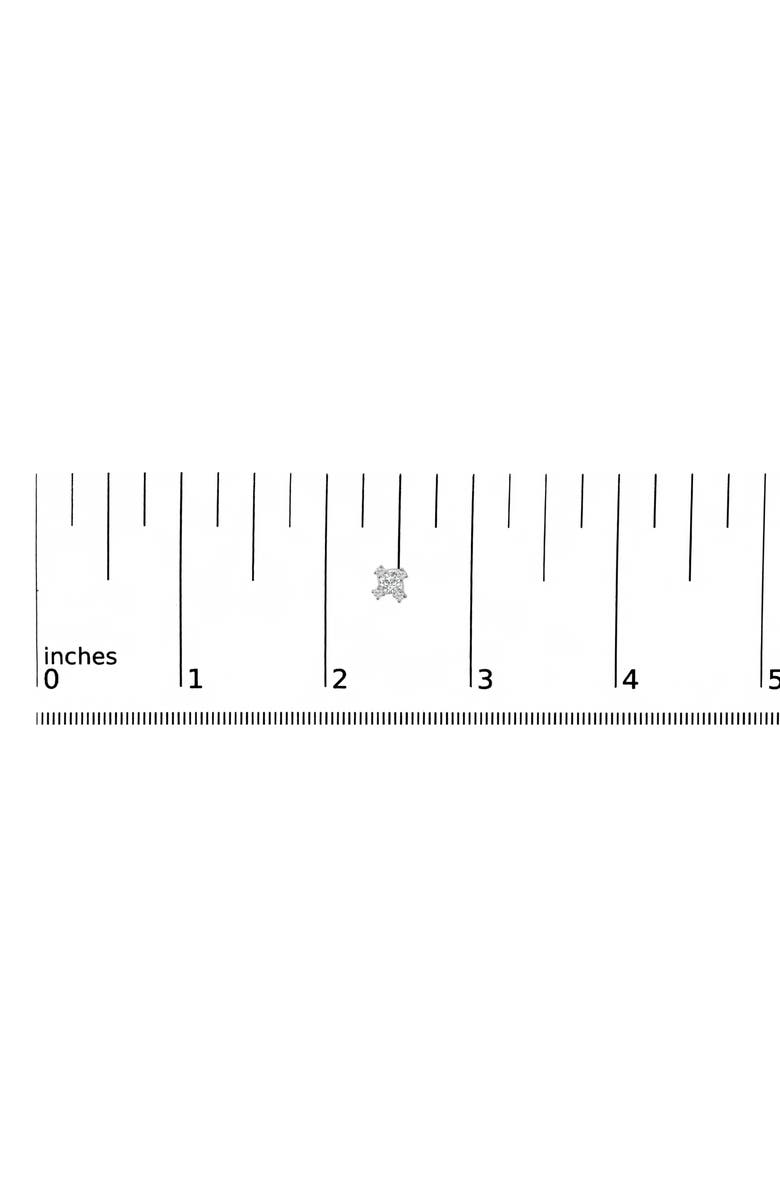 Haus of Brilliance Sterling Silver 1/2 Cttw Lab Grown Diamond Quad Cluster Stud Earrings, Alternate, color, Silver