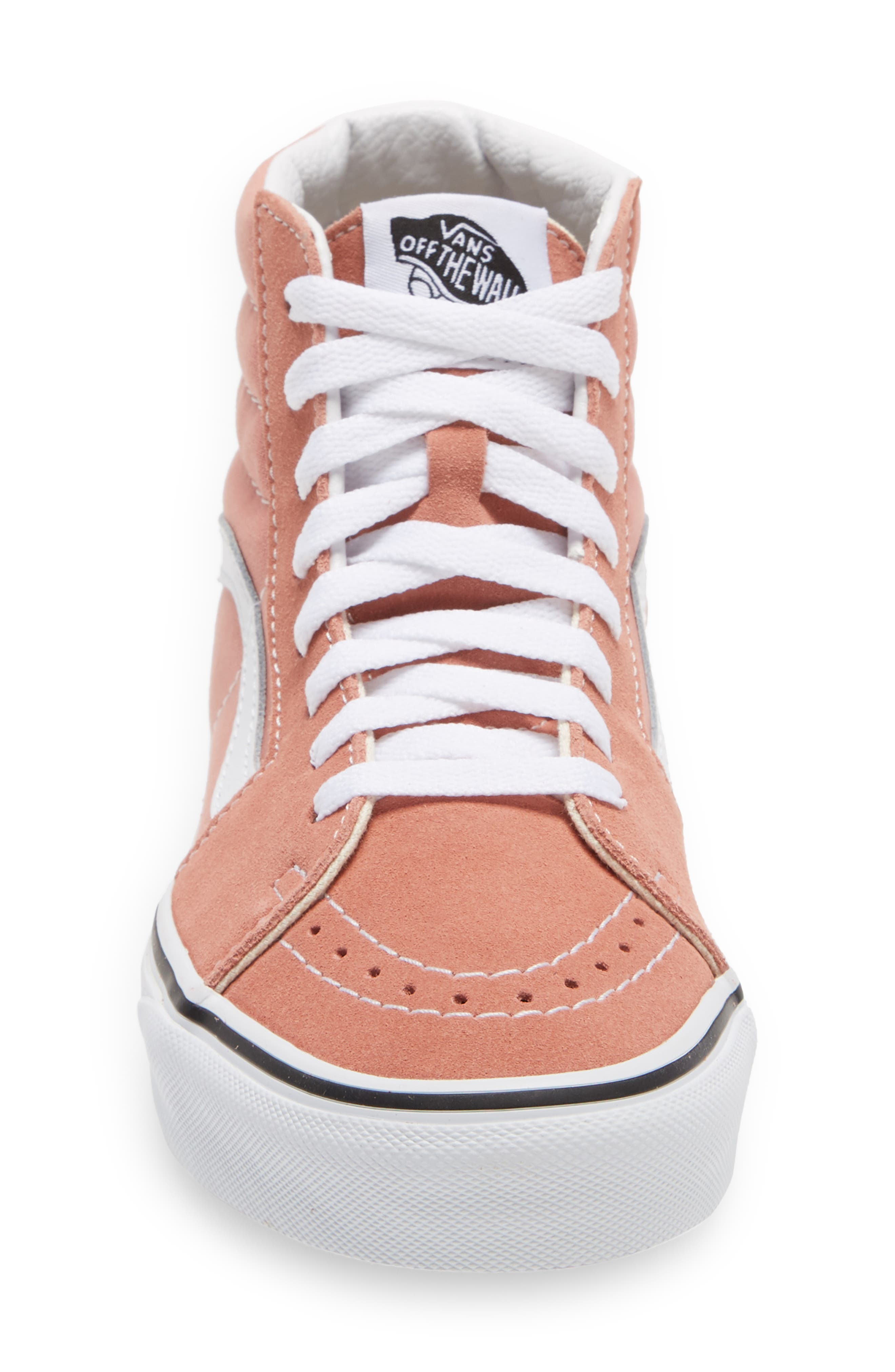 Sk8-HI Platform Lace-Up Sneaker, Alternate, color, ROSE DAWN/ TRUE WHITE