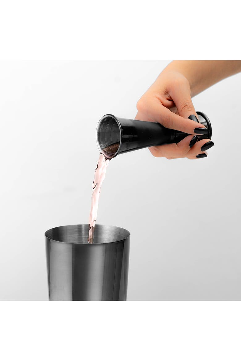 Black Japanese Cocktail Jigger, Alternate, color, Black