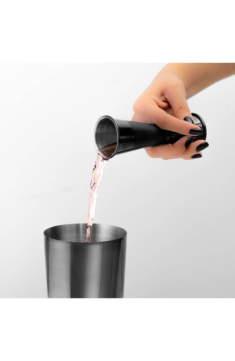 A Bar Above Black Japanese Cocktail Jigger, Alternate, color, Black