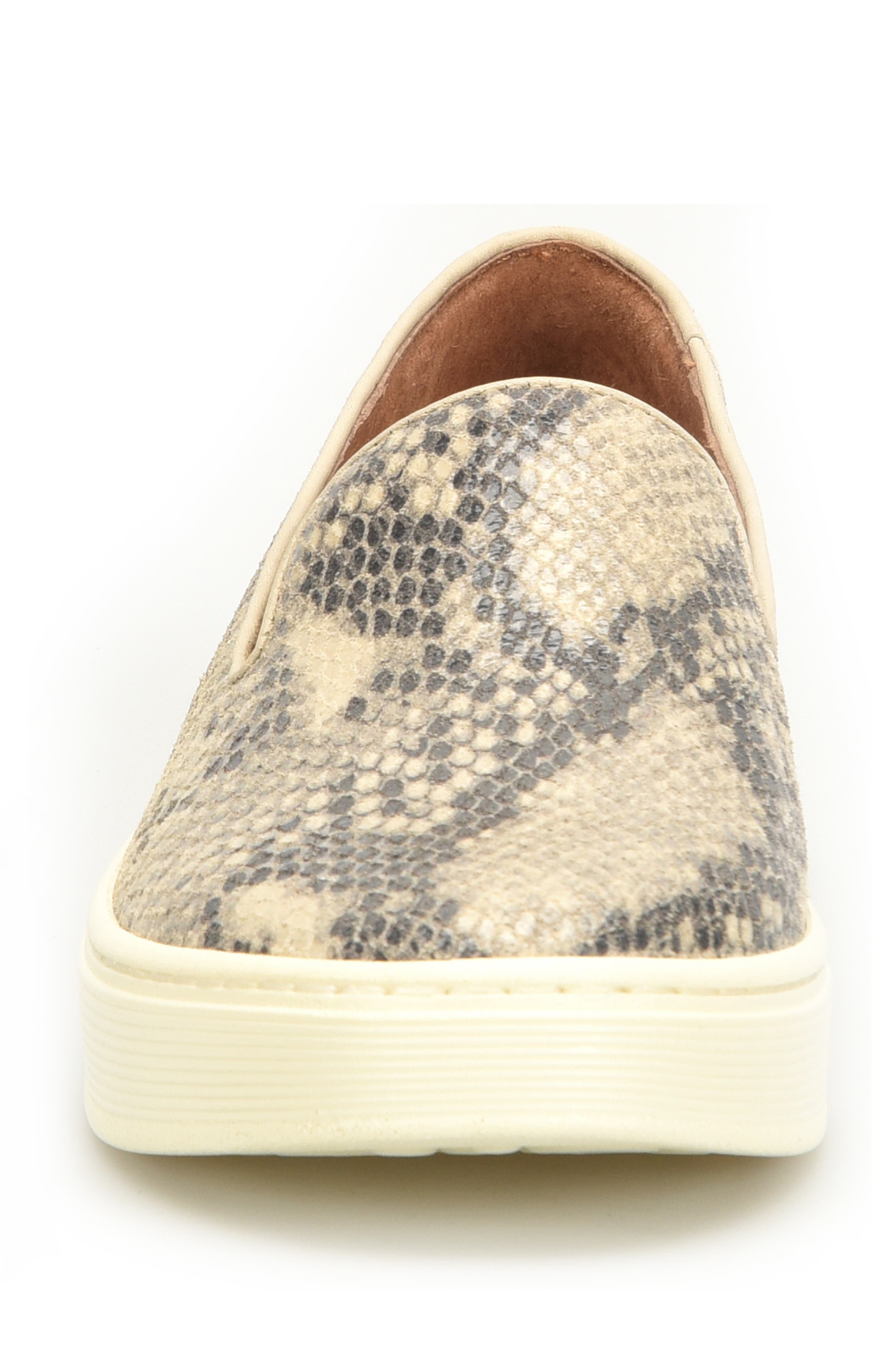 'Somers' Slip-On Sneaker, Alternate, color, BLACK-CREAM SNAKE PRINT