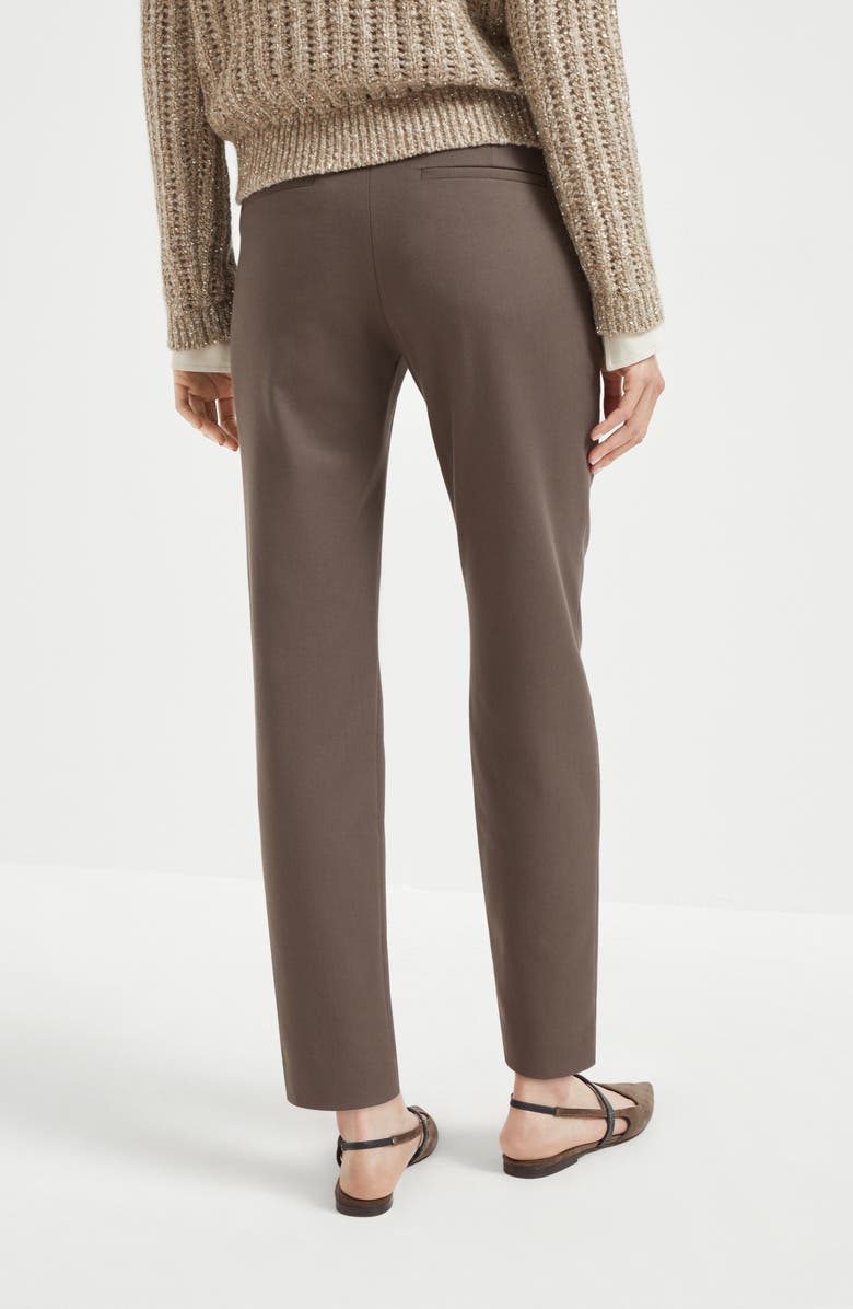 Brunello Cucinelli Slim trousers, Alternate, color, Cocoa