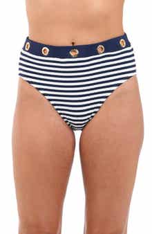 La Blanca Sail High Waist Bikini Bottoms