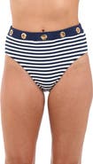 La Blanca Sail High Waist Bikini Bottoms