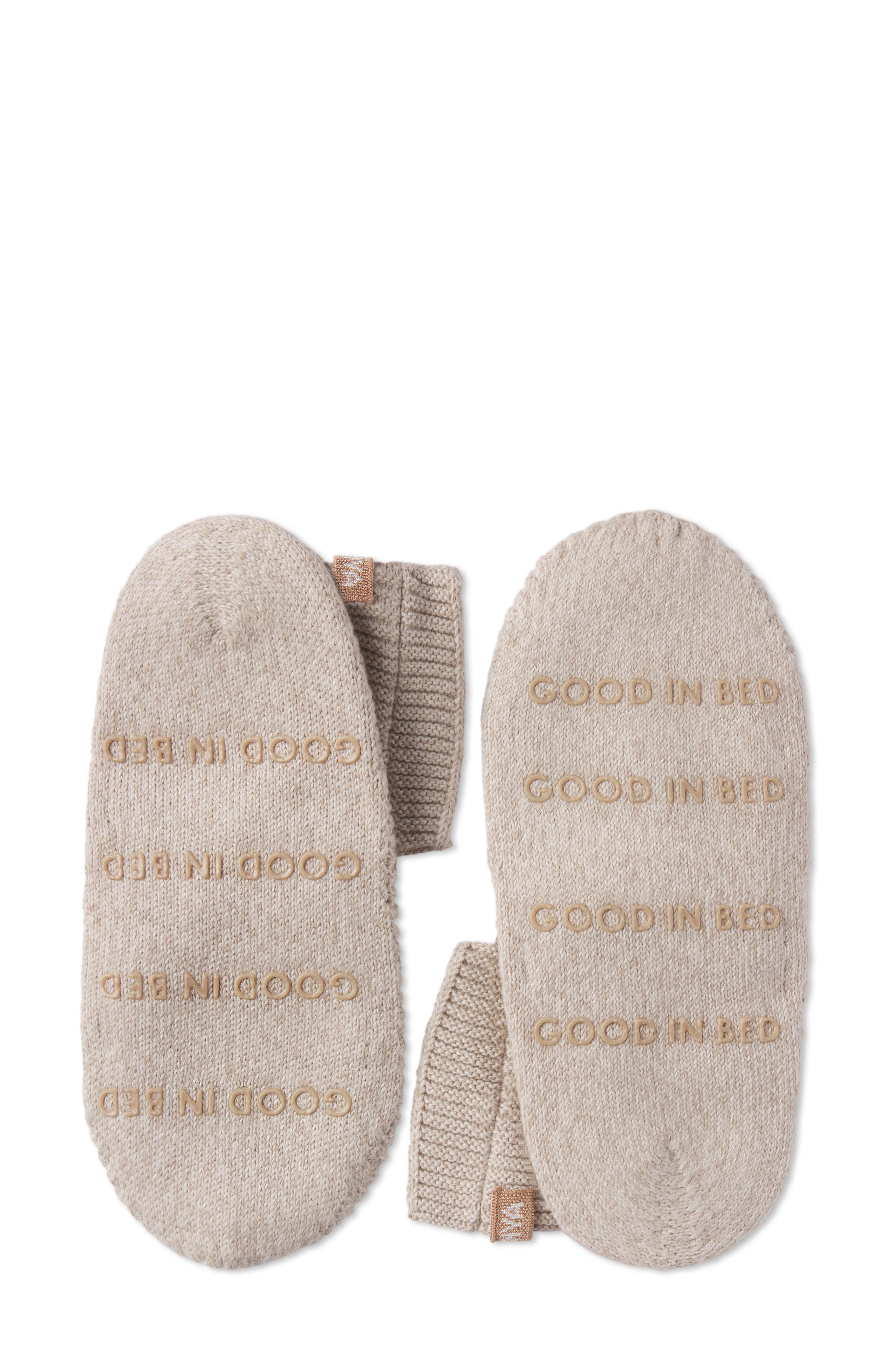 Lunya Organic Cotton Blend Slipper Sock, Alternate, color, 