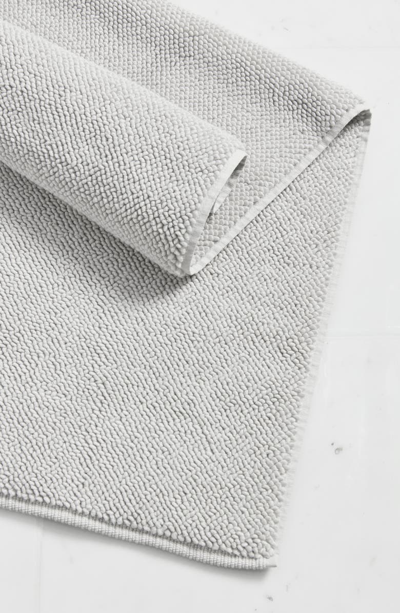 Nordstrom Luxury Woven Cotton Bath Mat, Alternate, color, 