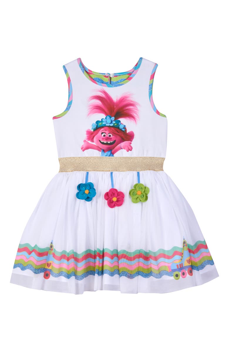 open lace back dress Disney X Pippa & Julie Elsa Border Print Dress KPF0006 – kateprom
