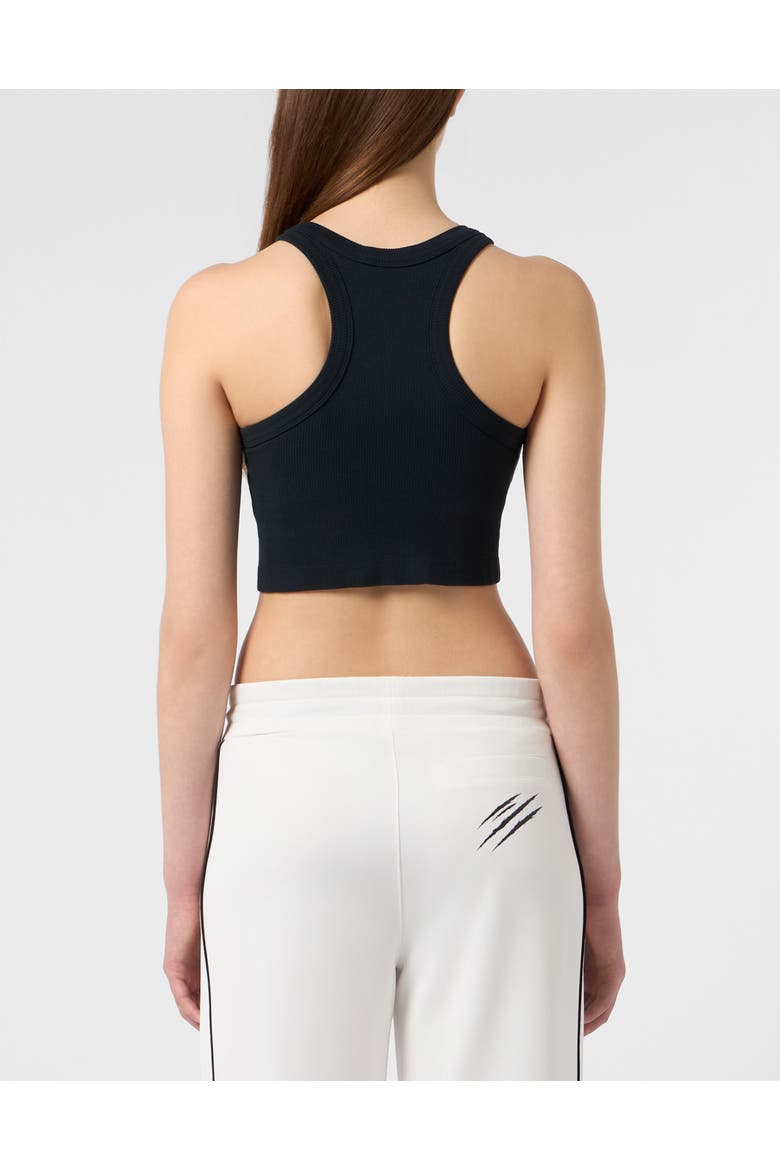 Ribbed Tank Top Women, Alternate, color, black