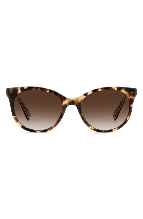 karlee 53mm gradient round sunglasses