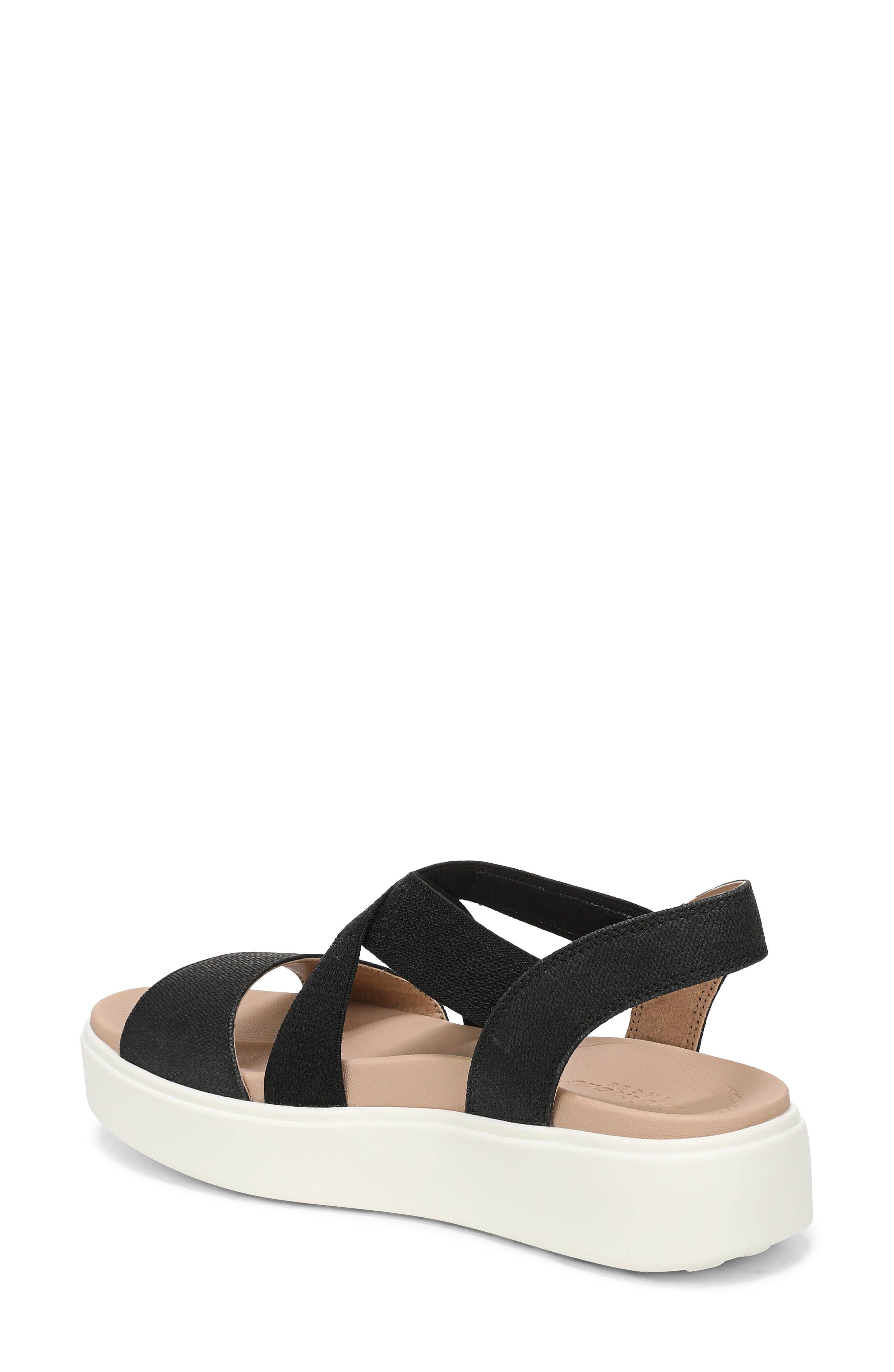 Dr. Scholl's Madicldease Slingback Platform Wedge Sandal, Alternate, color, Black