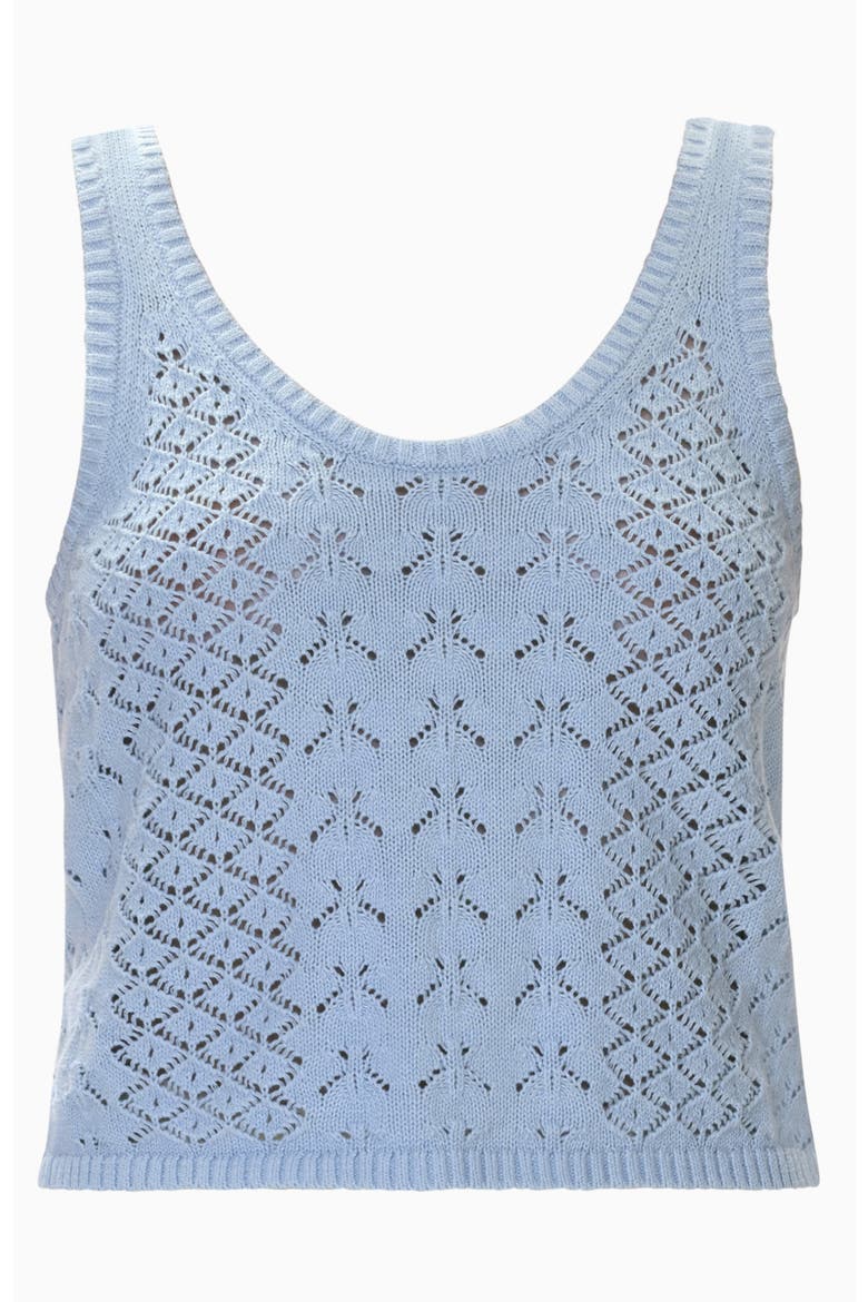 Hannah Pointelle Tank, Alternate, color, Seafoam