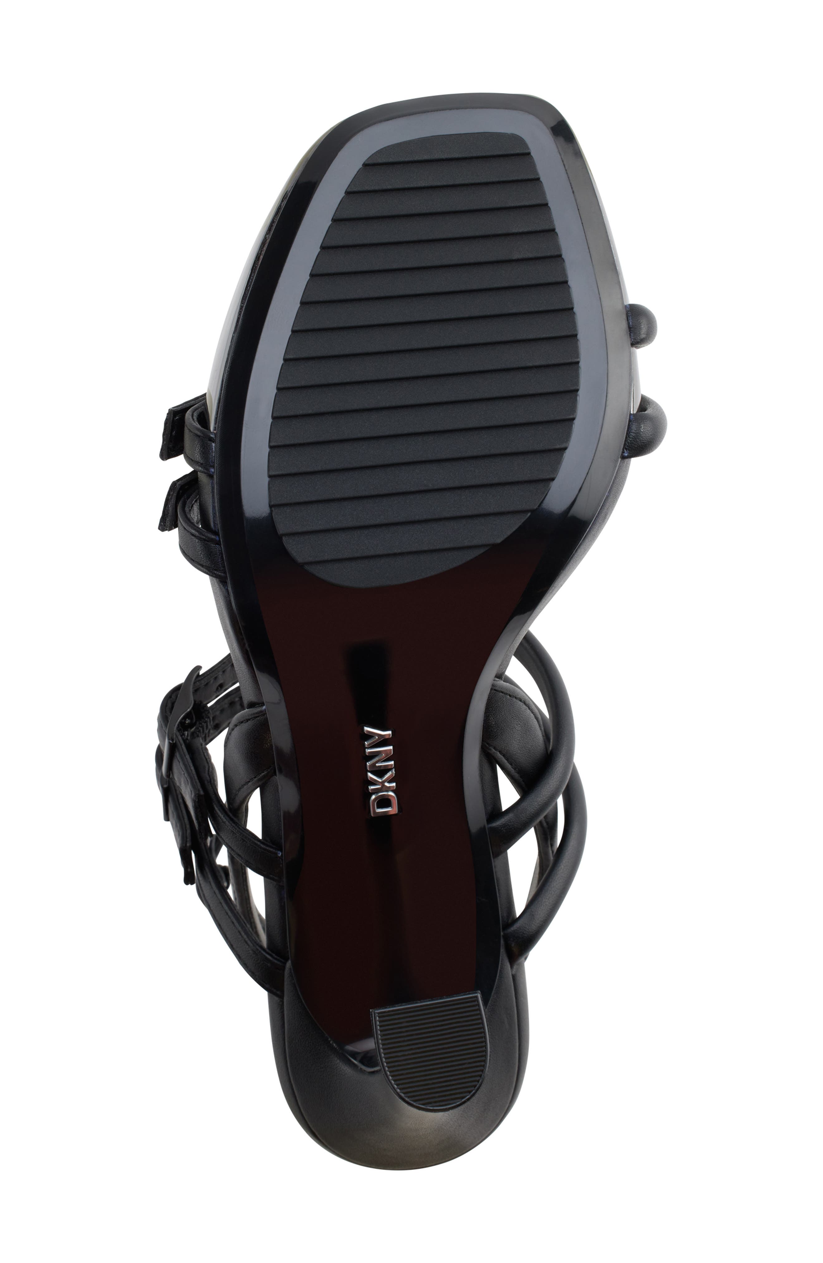 DKNY Cyril Ankle Strap Sandal, Alternate, color, Black