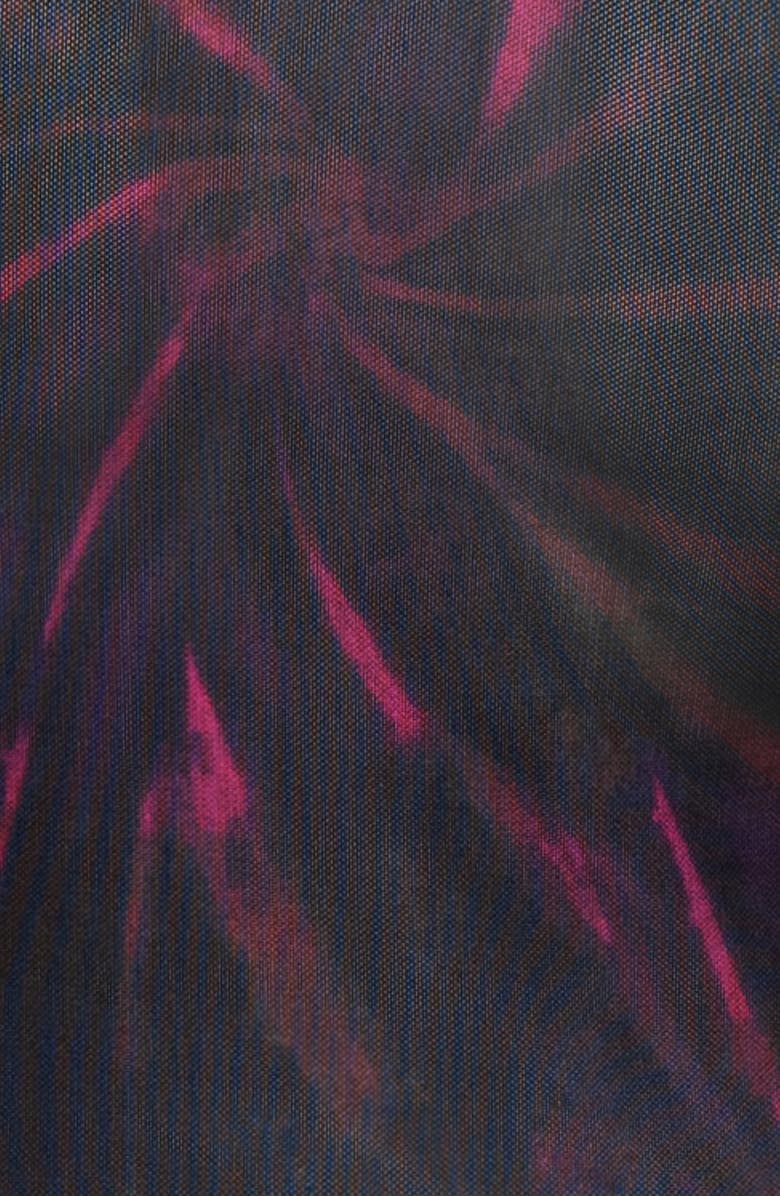 AFRM Zadie Semi Sheer Turtleneck, Alternate, color, Azalea Pink