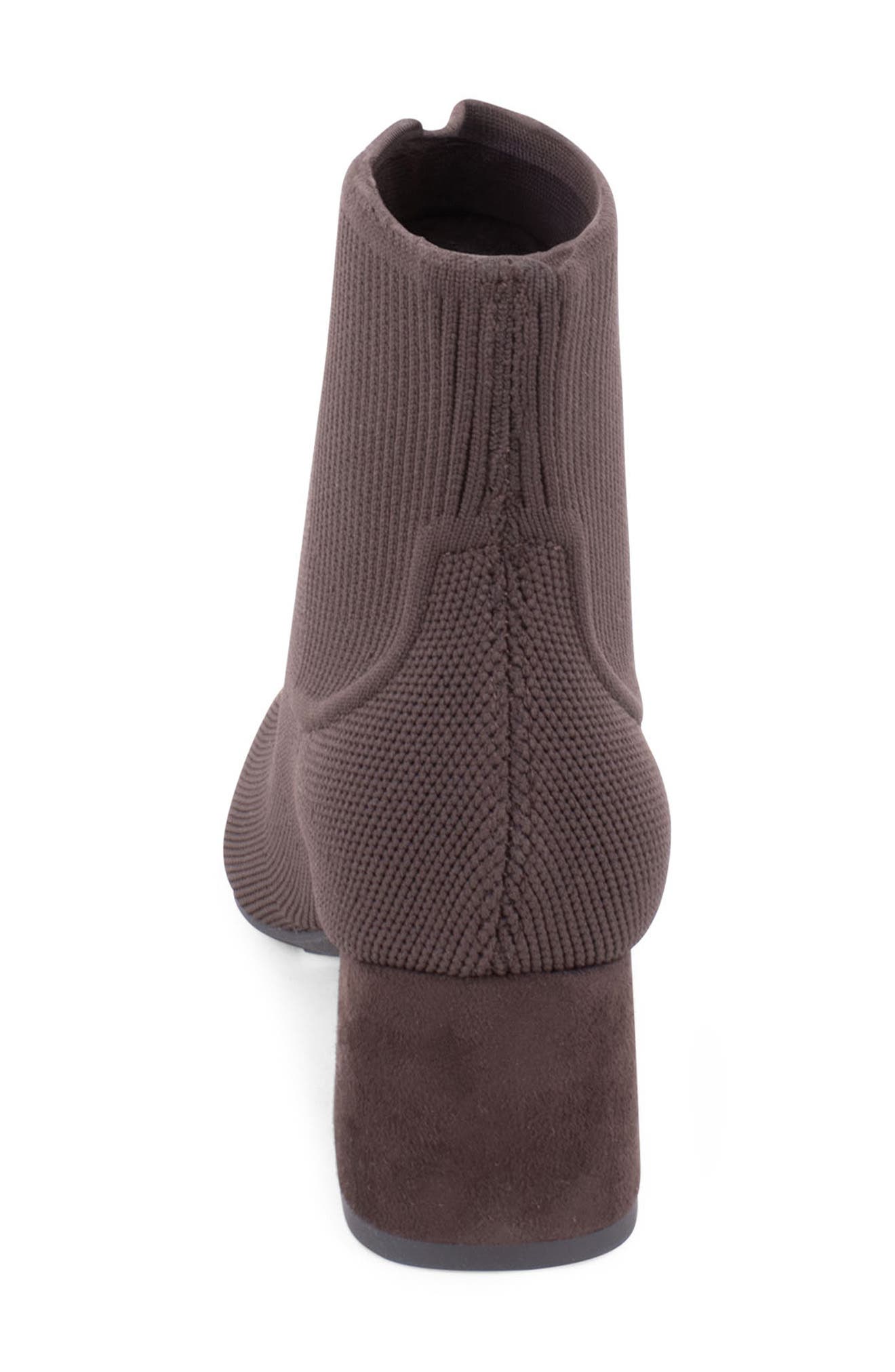 Foxglove Bootie, Alternate, color, DARK BROWN