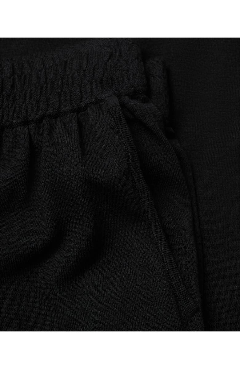 MANGO Fine Gauge Knit Pants, Alternate, color, Black