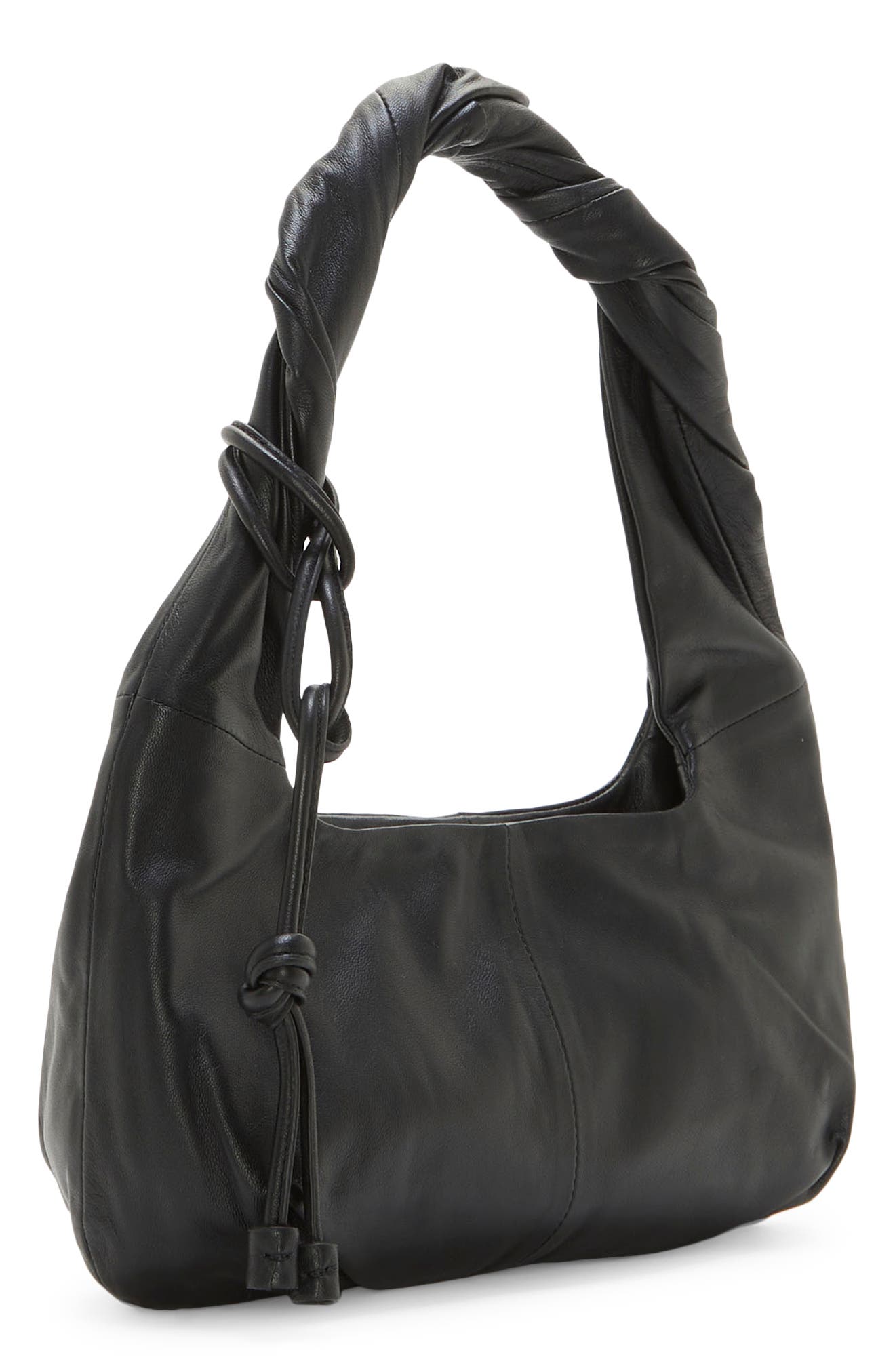 Vince Camuto Evlyn Leather Baguette Bag, Alternate, color, 