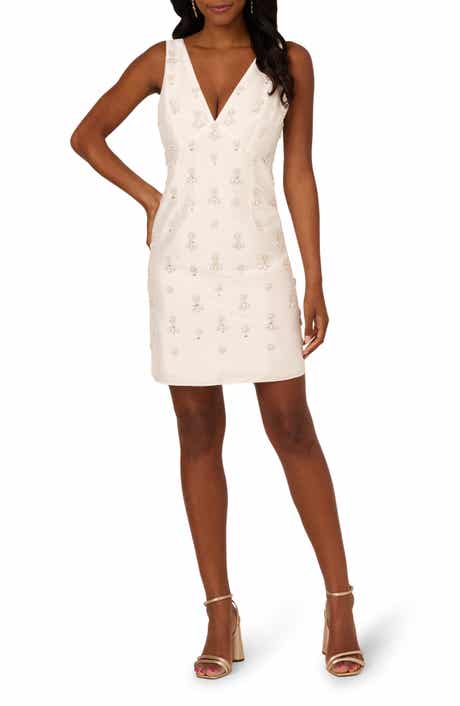 Adrianna Papell Beaded Sleeveless Cocktail Dress