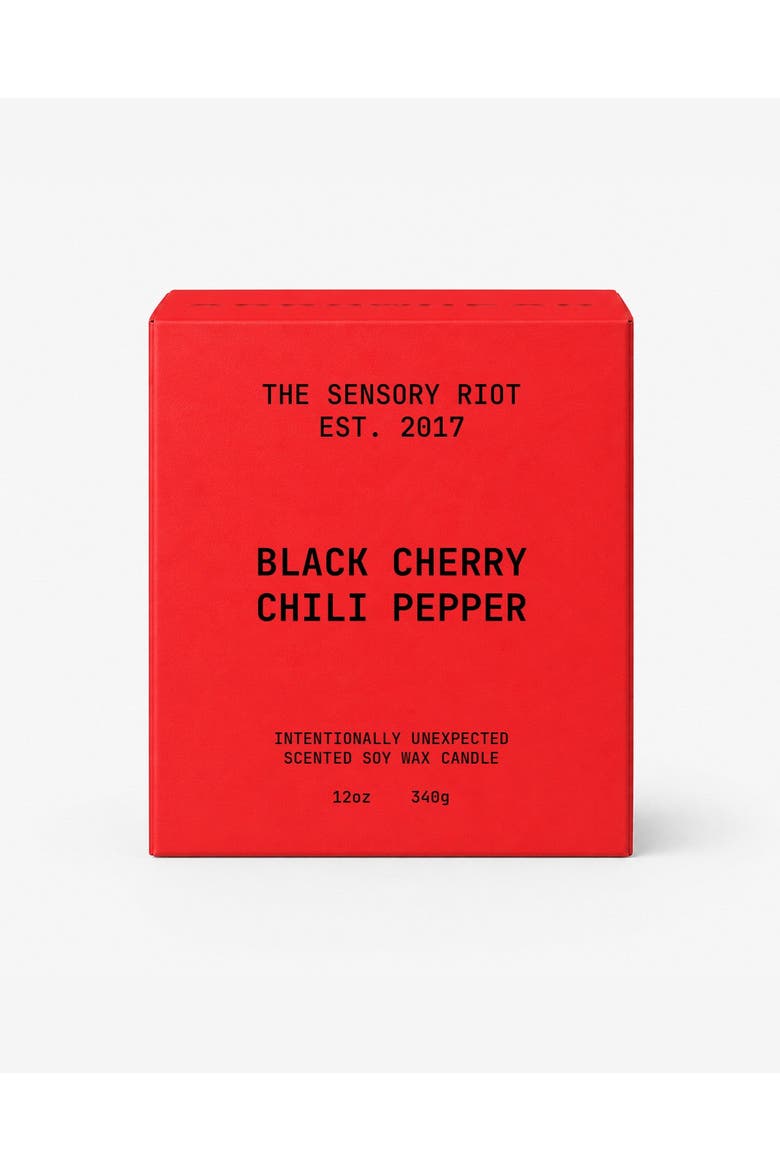Black Cherry Chili Pepper Candle, Alternate, color, None