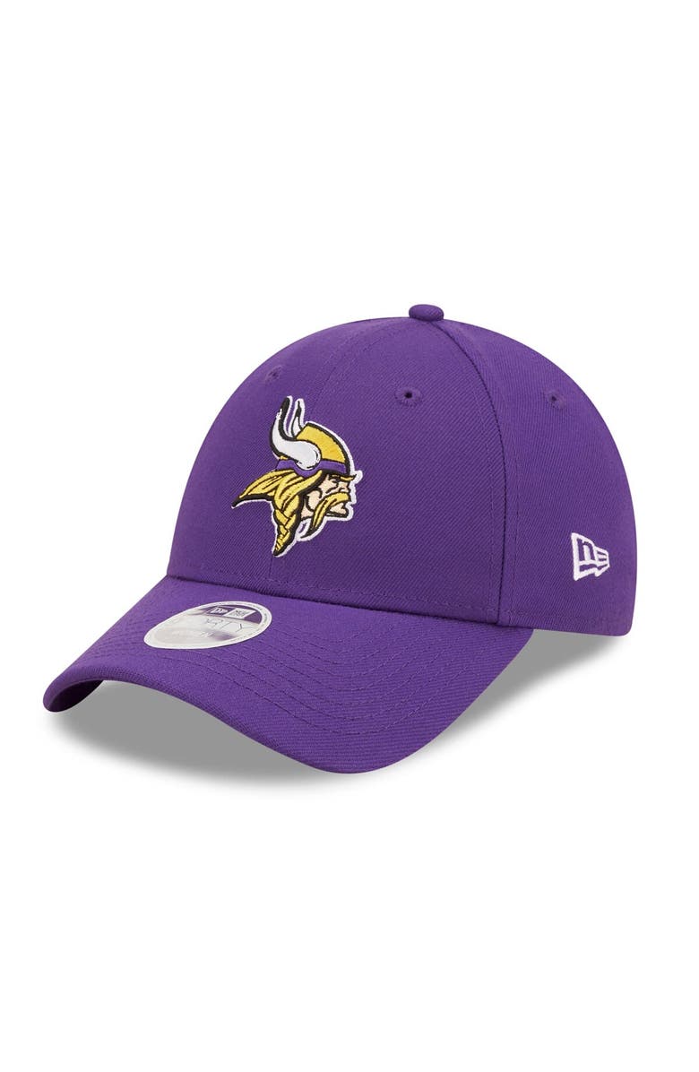New Era Women's New Era Purple Minnesota Vikings Simple 9FORTY Adjustable Hat, Main, color, 