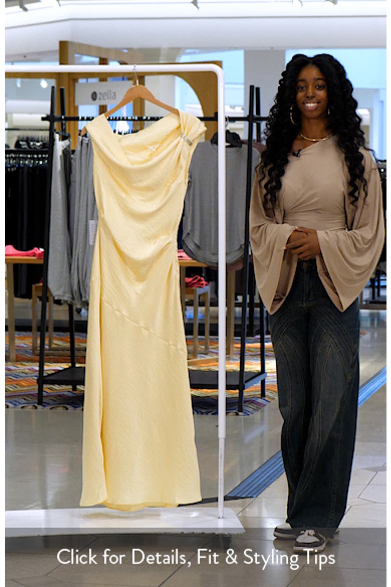 Hiedra One-Shoulder Gown video