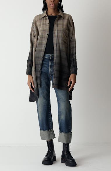 るーたん　RIVE DROITE 全骨格美脚見え！】slit DENIM | RIVE DROITE(リヴドロワ