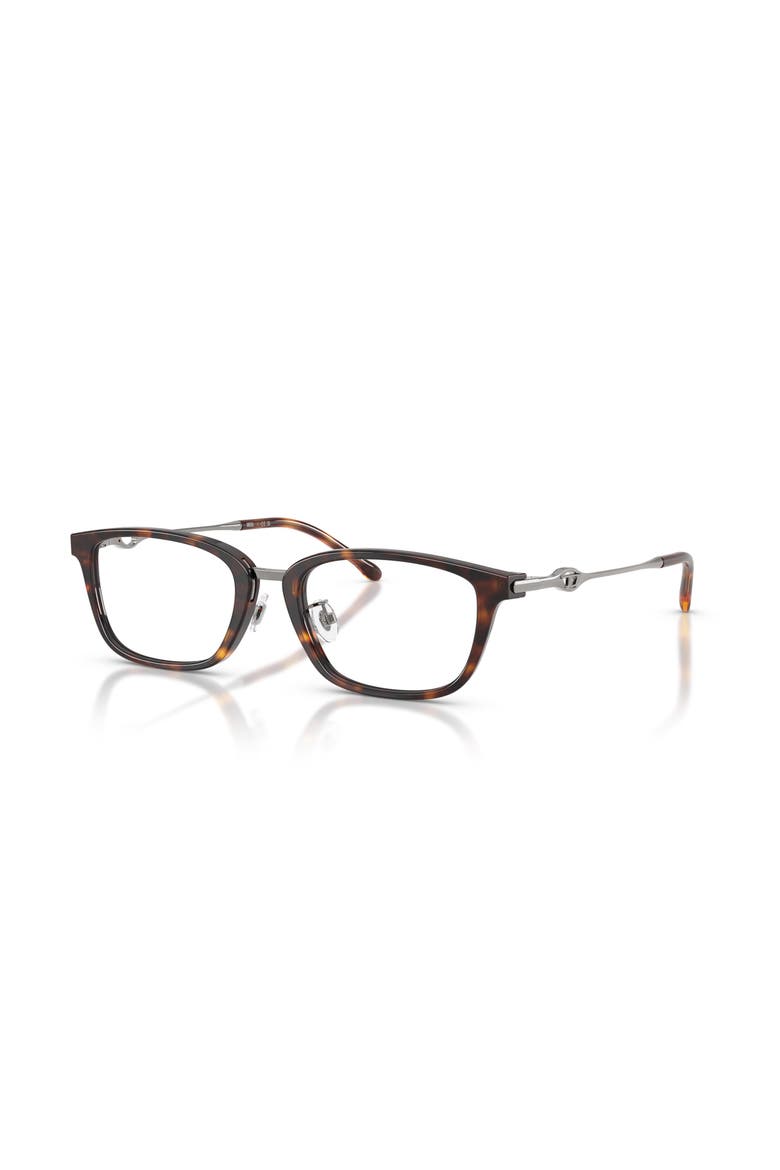 52mm Square optical glasses, Main, color, Tortoise