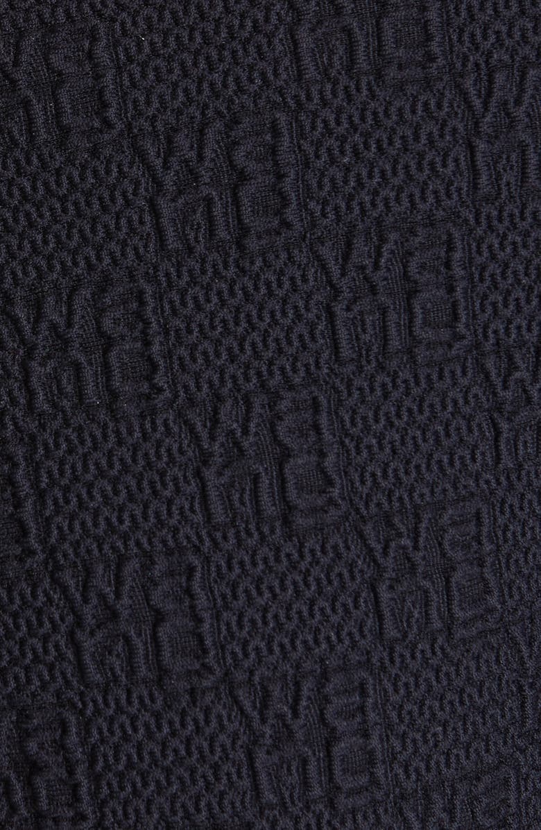 Alexander Wang Logo Jacquard Square Neck Bikini Top, Alternate, color,