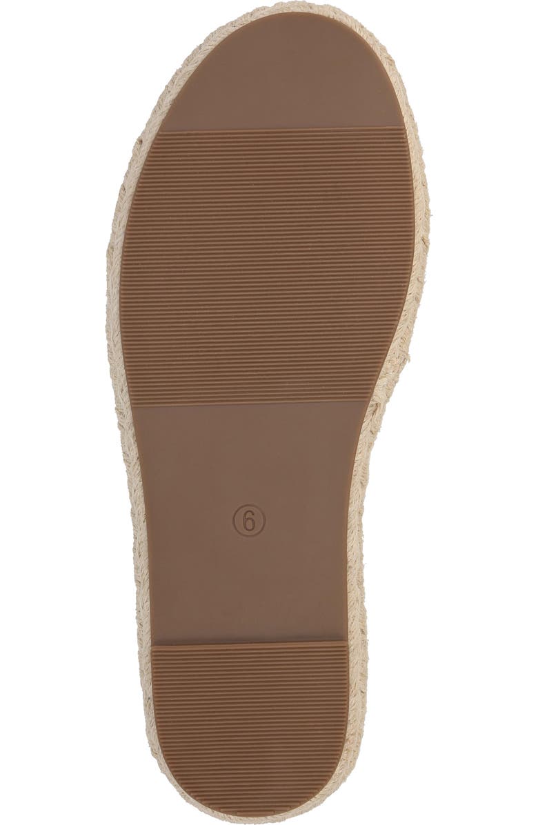 MIA Limited Edition Dahya Espadrille Platform Slide Sandal, Alternate, color, Bone