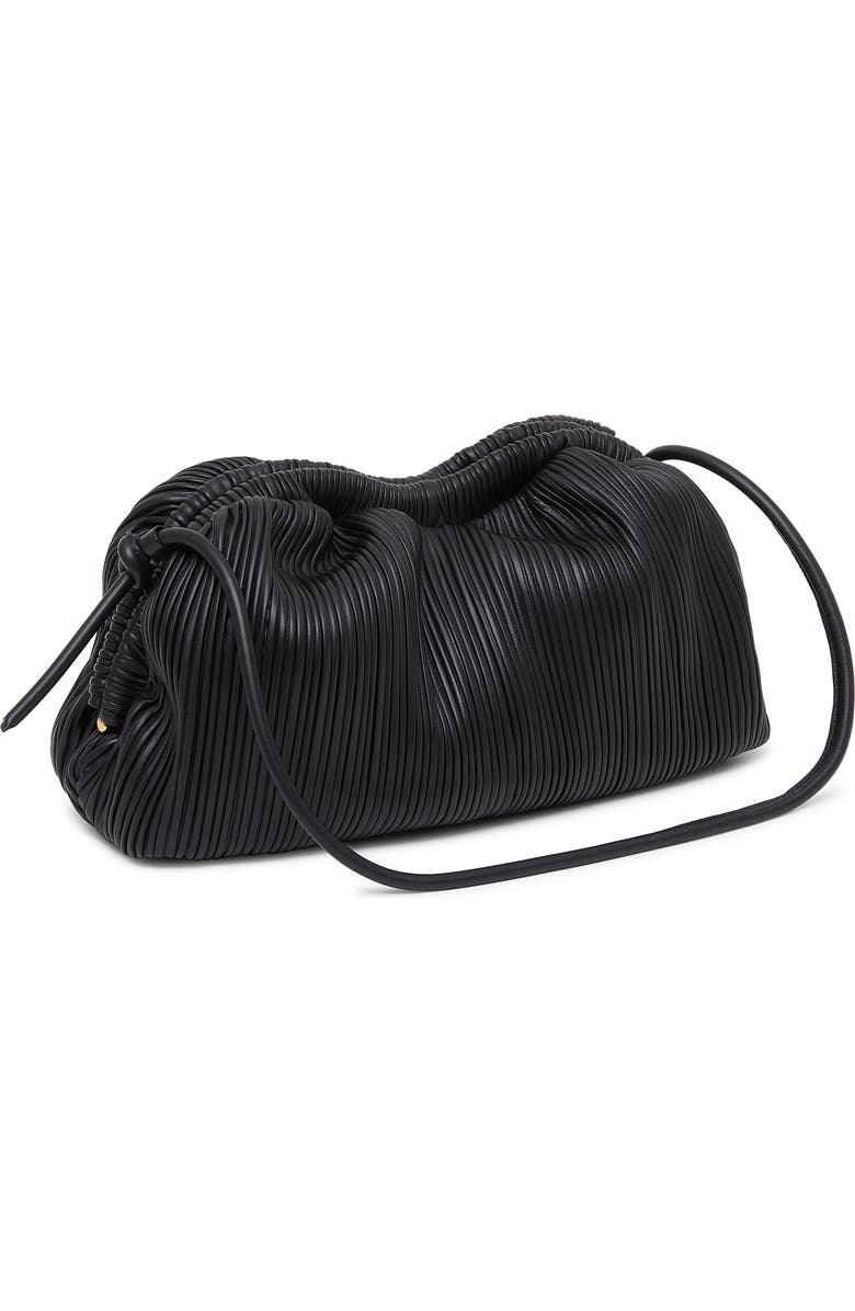 Mansur Gavriel Cloud Plissé Leather Clutch, Alternate, color,