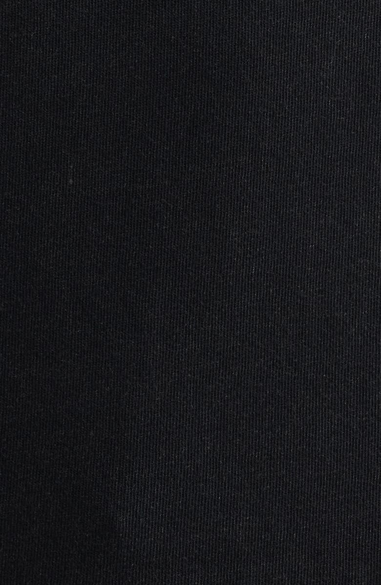 John Varvatos Skull Appliqué Organic Cotton T-Shirt, Alternate, color, Black