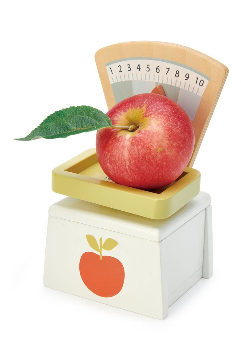 Wooden Market Scale, Alternate, color, MULTI