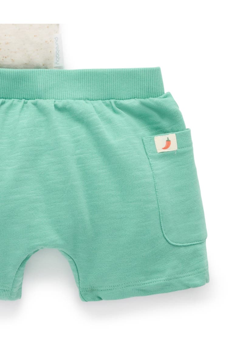 Small Bites Tee and Short Set, Alternate, color, Iguana