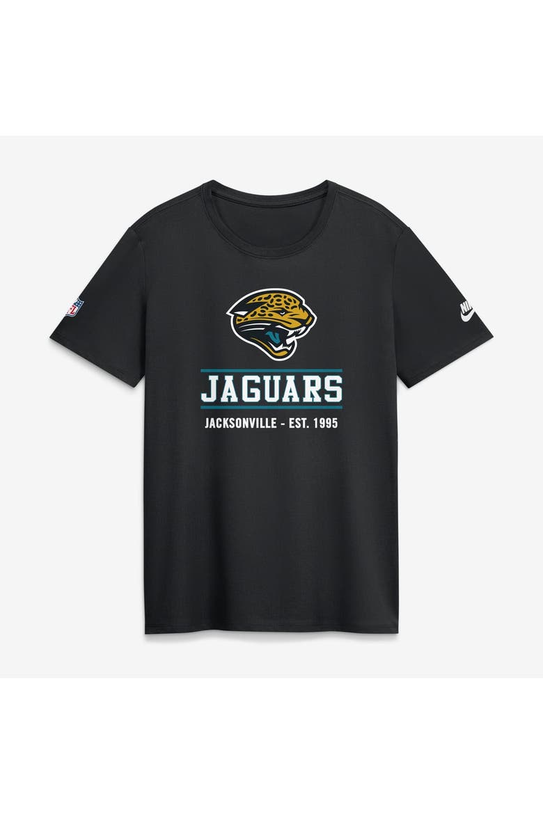 Women's Nike Black Jacksonville Jaguars Sideline Alt Dri-FIT T-Shirt, Main, color, Black