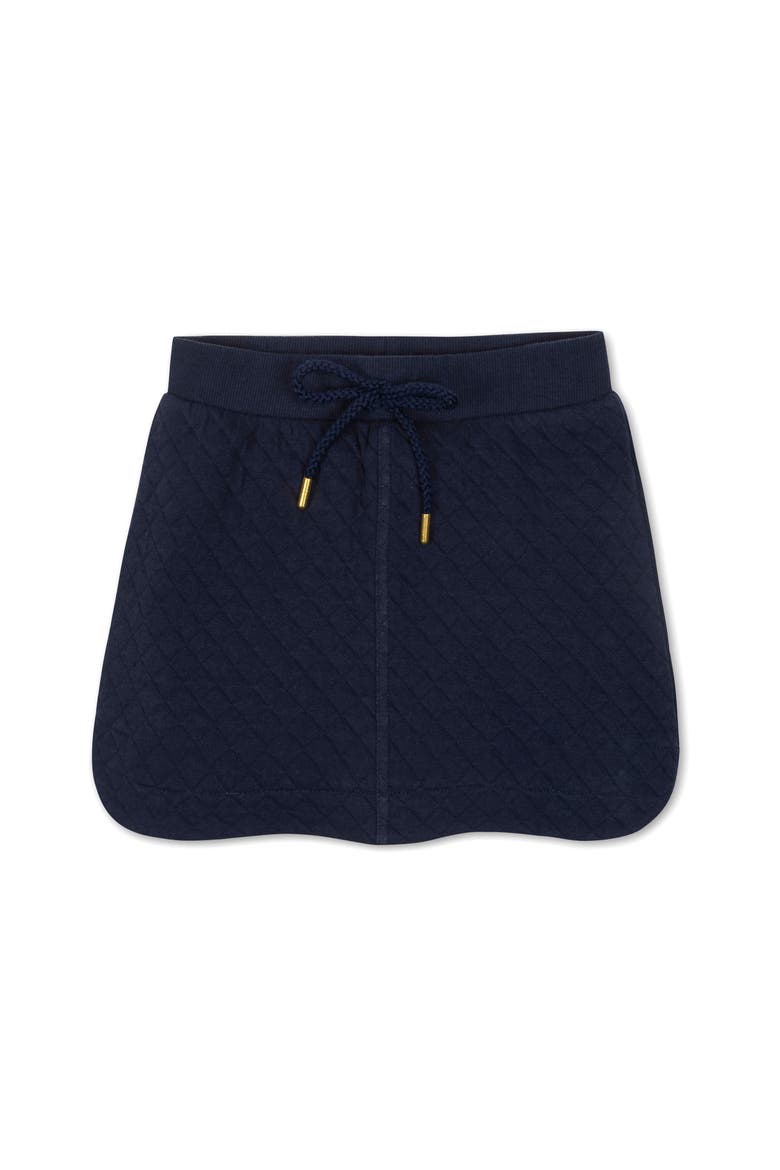 Kids' Quilted Pull-On Skort, Main, color, Navy Quilted