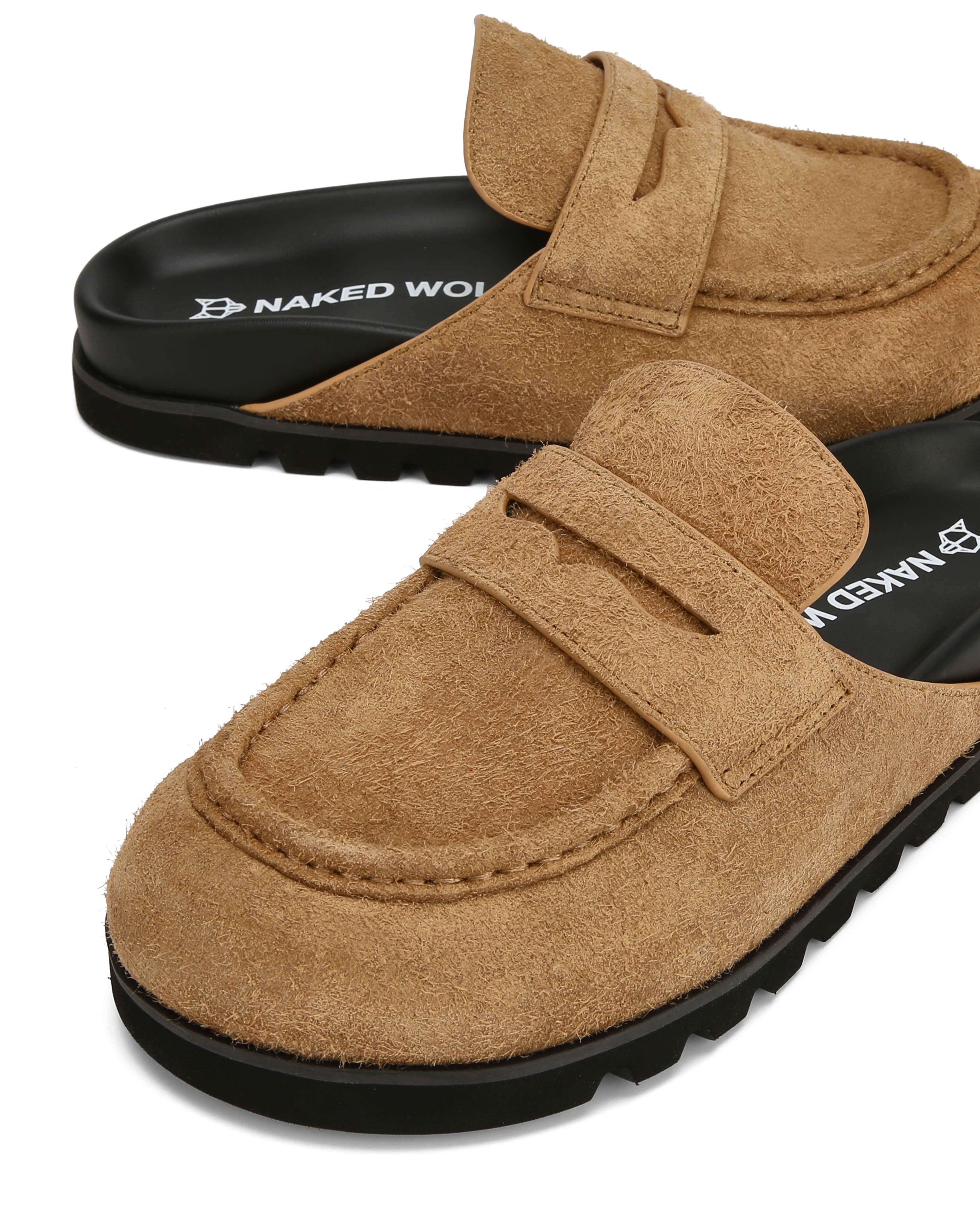 Naked Wolfe Cord Suede Slipper, Alternate, color, Tan