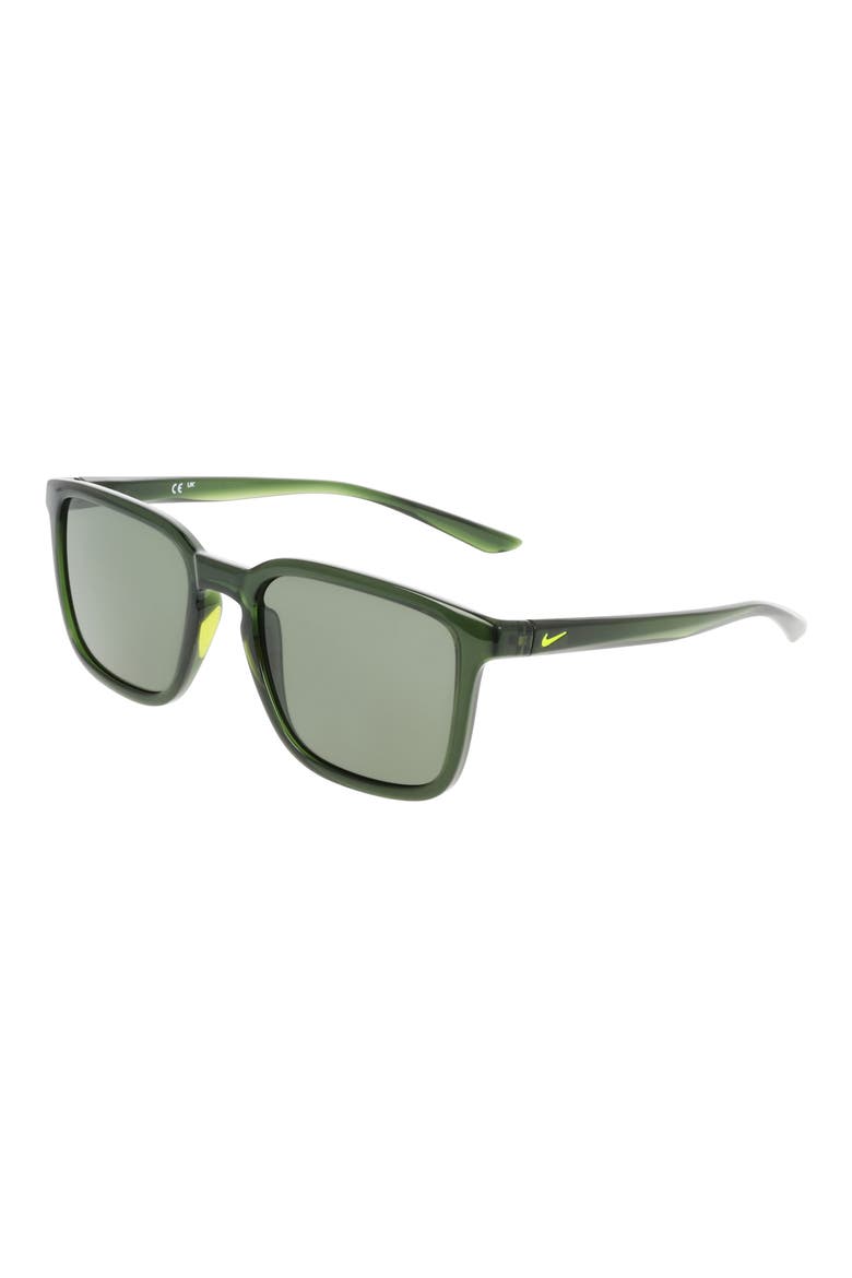 Circuit 55mm Square Sunglasses, Alternate, color, SEQUOIA / GREEN