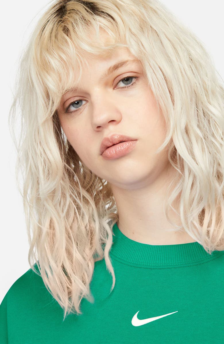 Nike Sportswear Phoenix Sweatshirt, Alternate, color, Stadium Green/ Sail