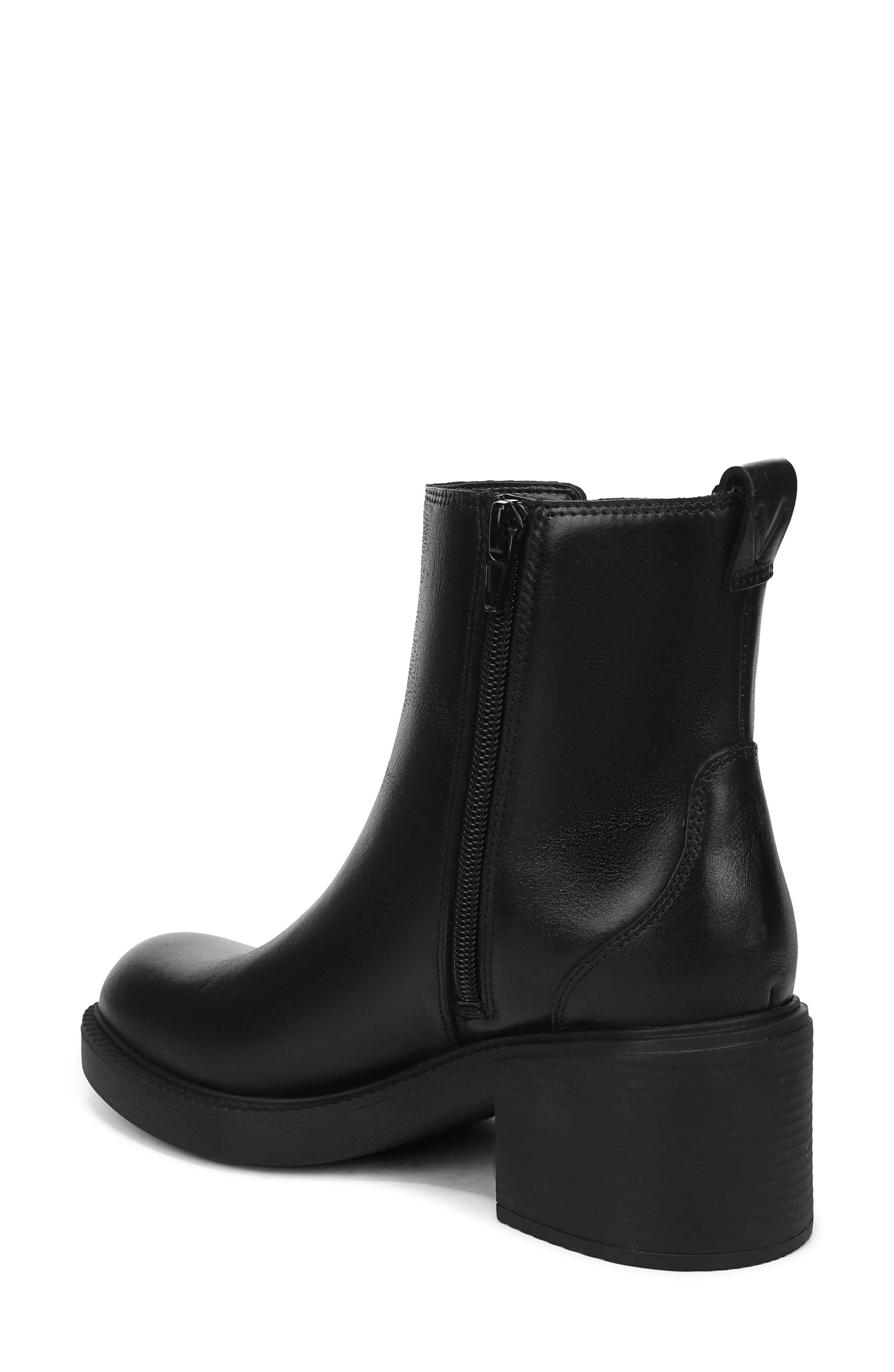 Tallulah Leather Bootie, Alternate, color, BLACK LEATHER