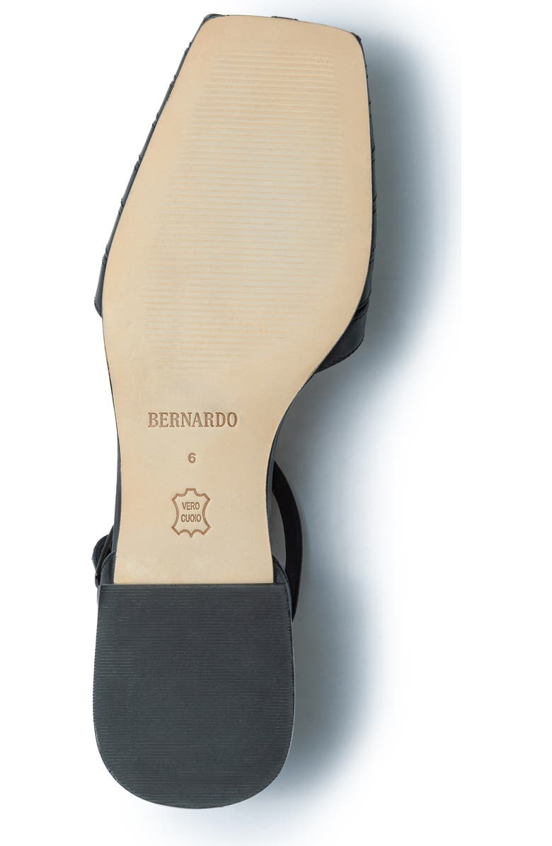 Bernardo Footwear Brighton Fisherman Flat, Alternate, color, Black