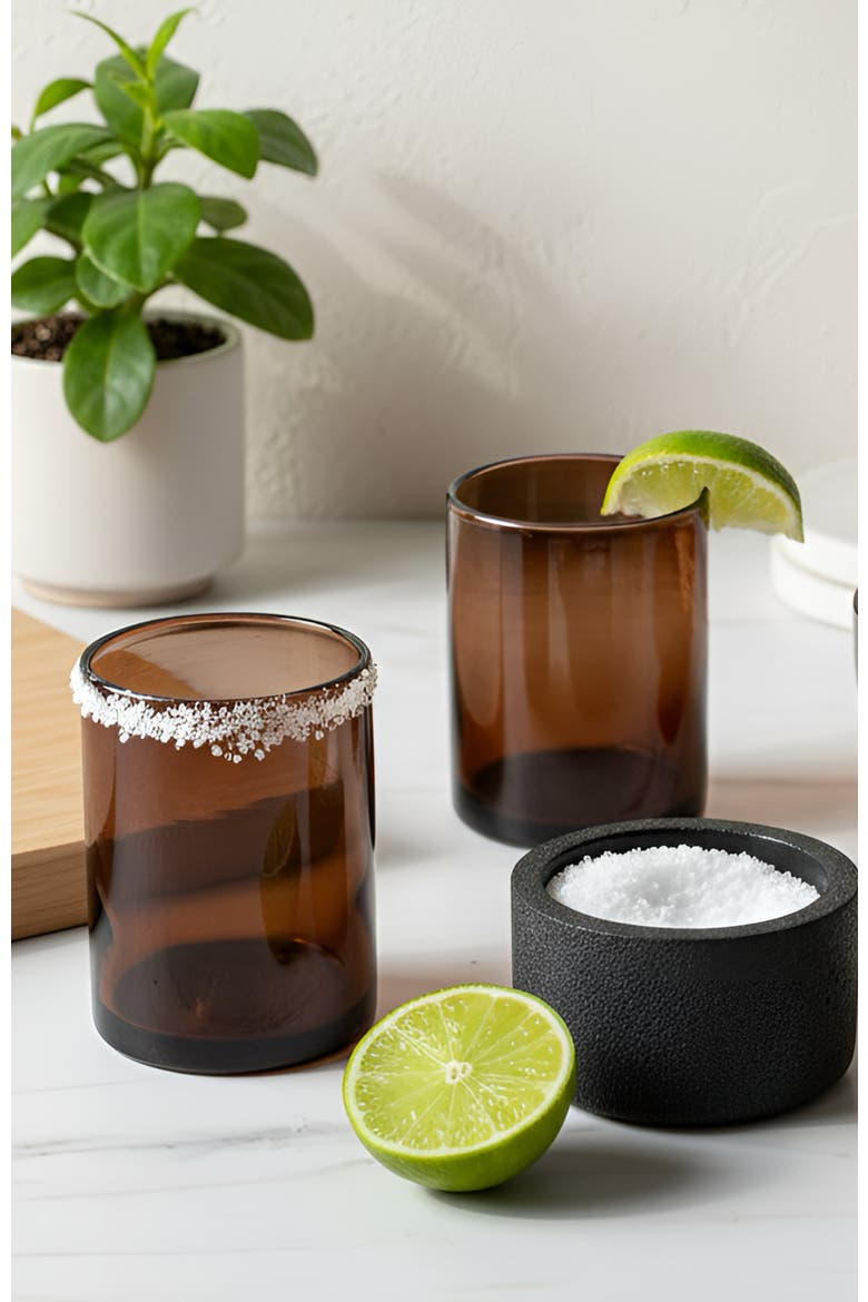 Mexican Colima Salt and Cellar, Alternate, color, Grey