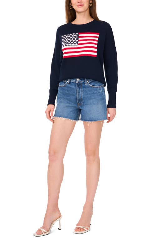 Vince Camuto Flag Graphic Sweater