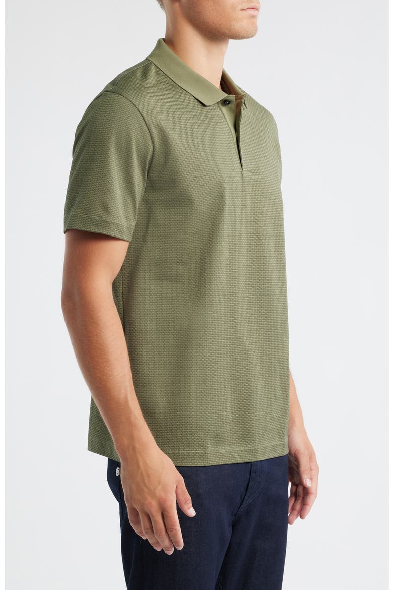 Parlay Geo Pattern Cotton Polo, Alternate, color, MEDIUM GREEN