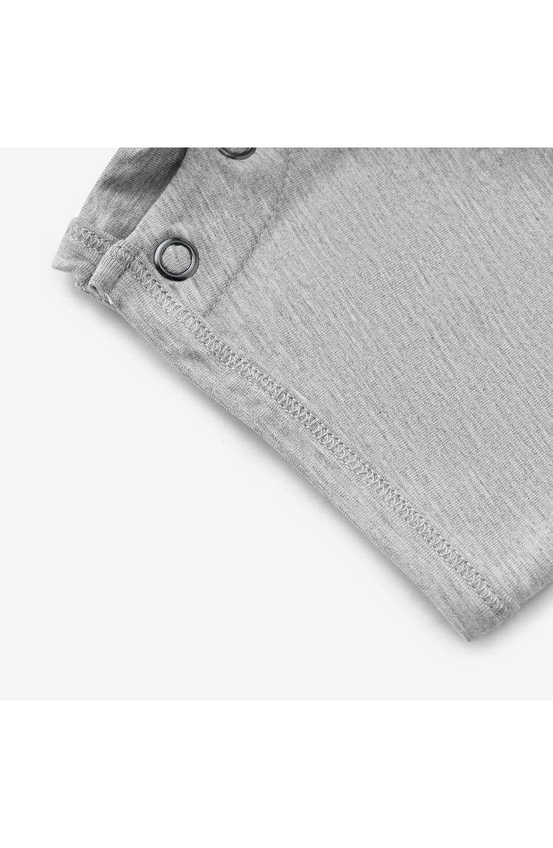 Milkbarn Luxe Solid Shortall, Alternate, color, Grey Melange