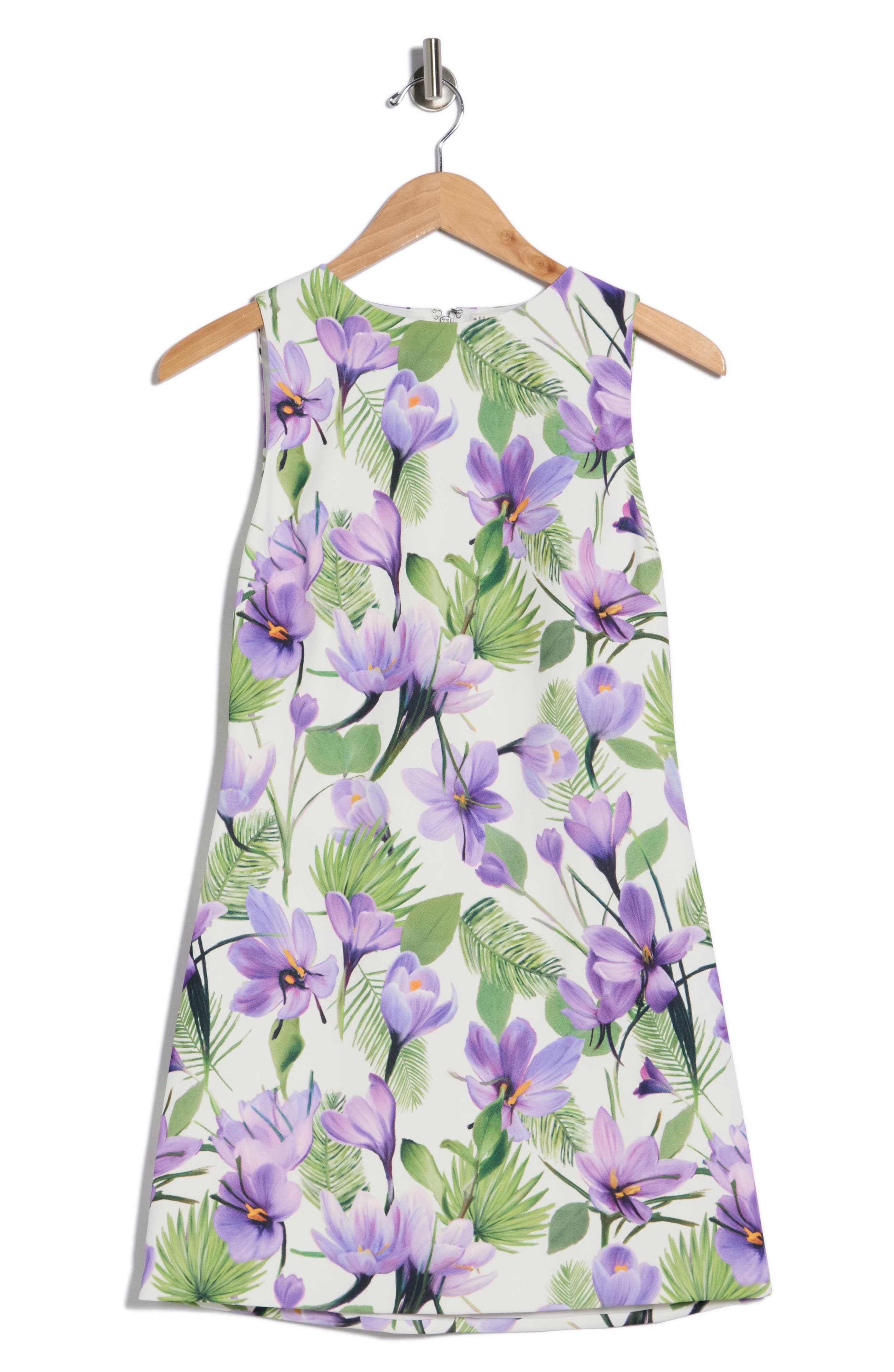 Alice + Olivia Clyde Floral Sleeveless A-Line Dress