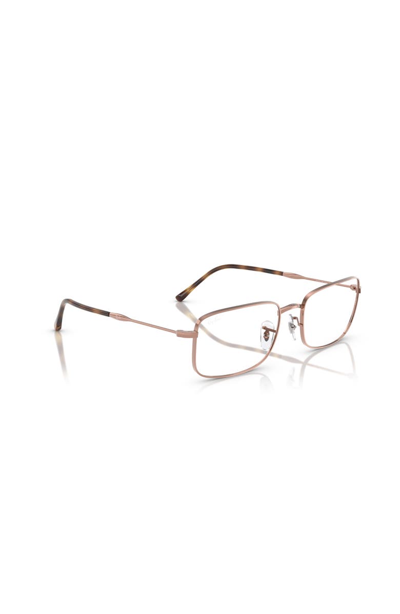 Ray-Ban 54mm Irregular optical glasses, Alternate, color, Copper