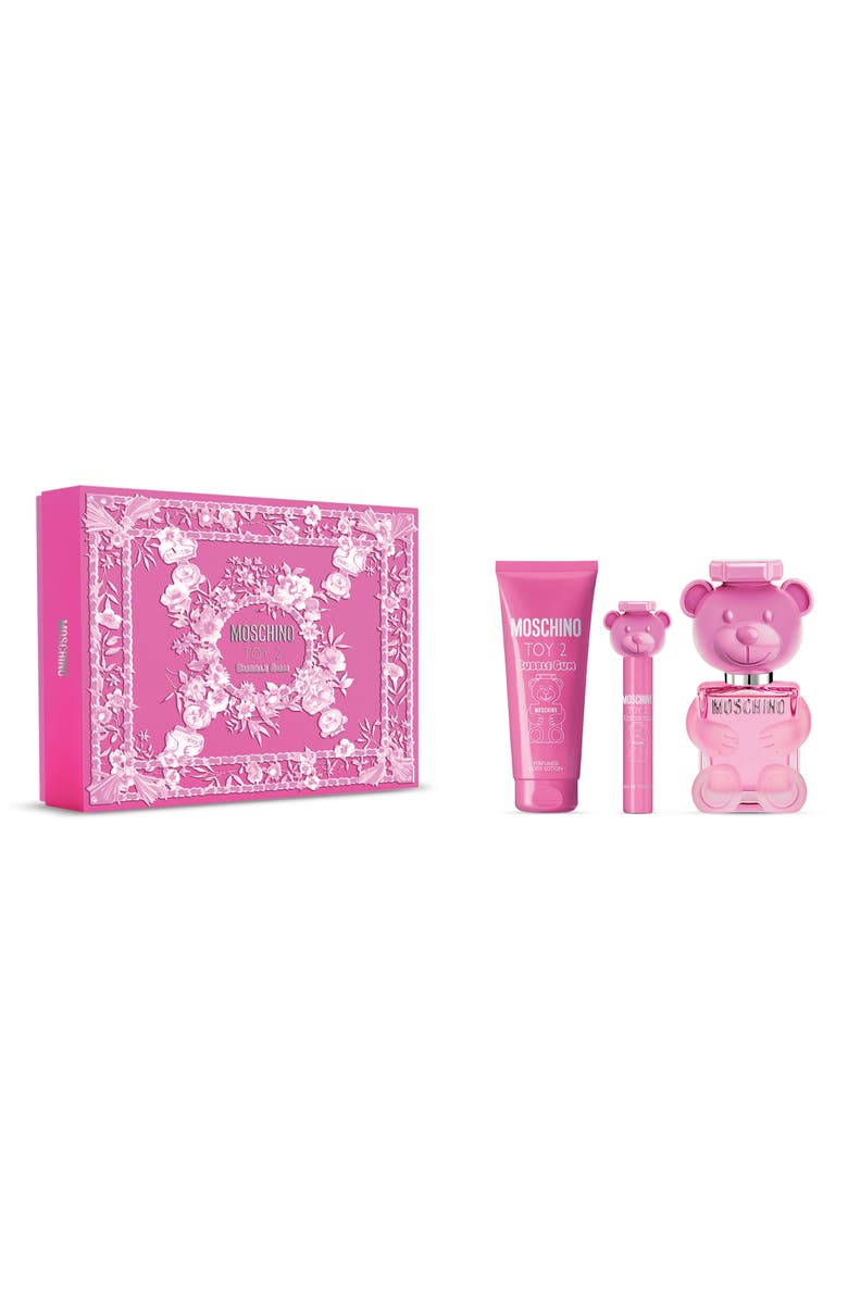 Moschino Toy 2 Bubble Eau de Toilette Gum 3-Piece Gift Set $146 Value, Main, color, 