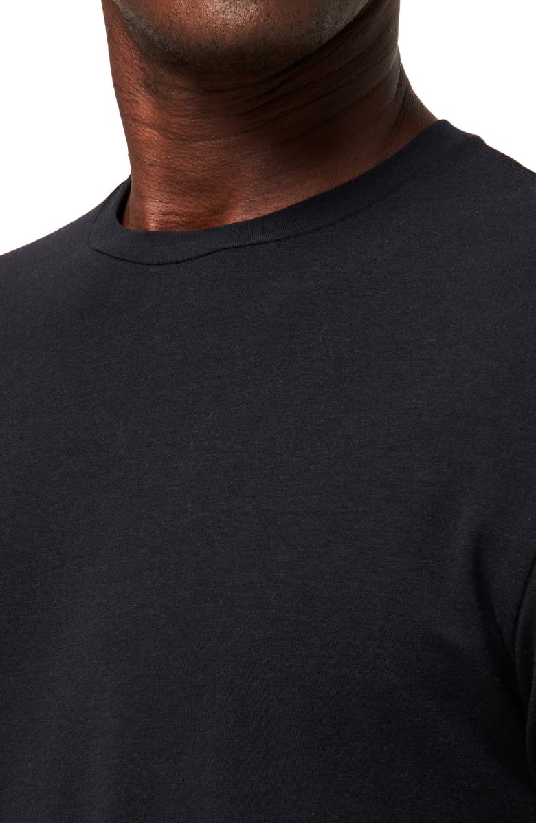 TravisMathew Cloud Crewneck T-Shirt, Alternate, color, Black