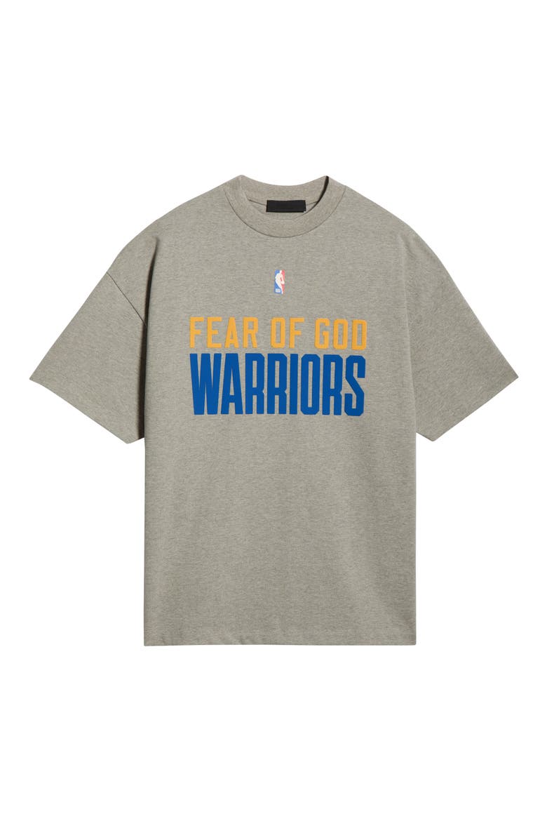 x NBA '90s Fit Warriors Graphic T-Shirt, Alternate, color, CONCRETE HEATHER