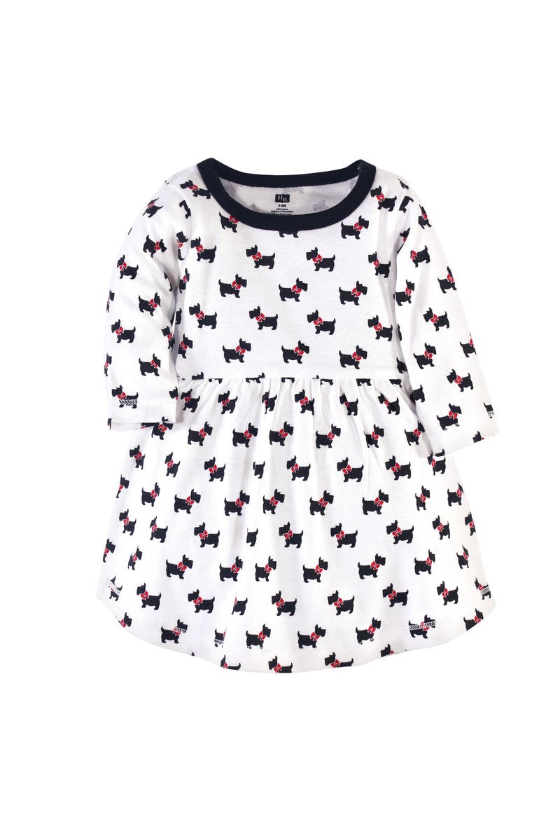 Hudson Baby Two Pack of Long-Sleeve Dress, Alternate, color, Scottie Dog